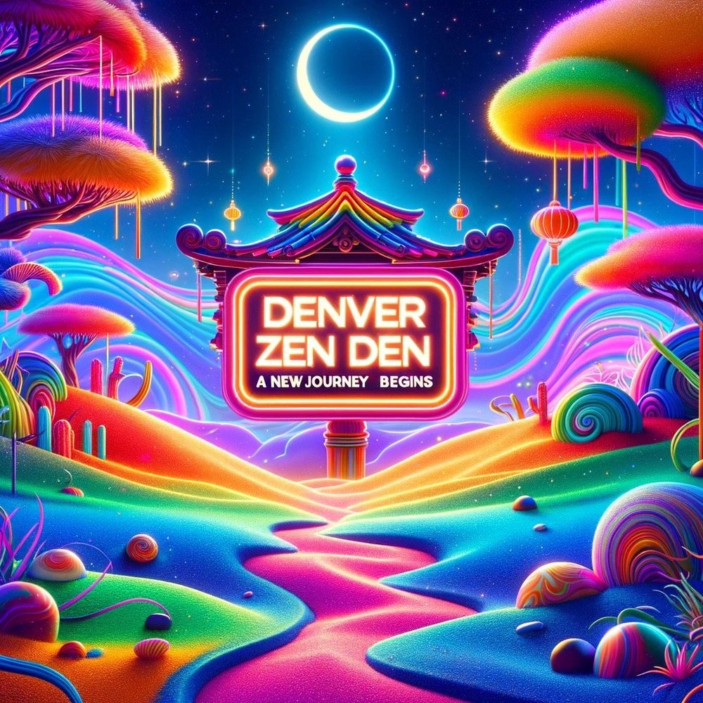 Catalog of psychedelic-curious offerings at the Denver Zen Den